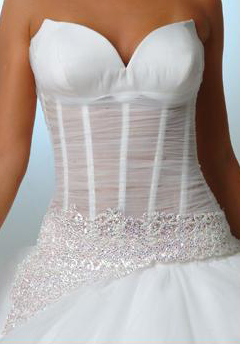 Orifashion HandmadeLuxury Sexy Bridal Gown with Swarovski Beads